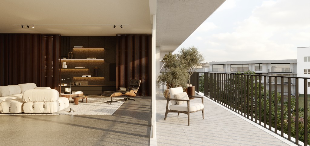 Interieur en terras